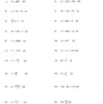 Solving Systems Of Equations Algebraically Worksheet  Briefencounters As Well As Solving Systems Of Equations Algebraically Worksheet