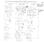 Solving Systems Of Linear Equations Students Are Asked To Solve Pertaining To Solving Systems Of Equations By Elimination Worksheet Show Work