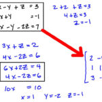 Solving Systems Of Linear Equations With Matrices Together With Solving Systems Of Equations Using Matrices Worksheet