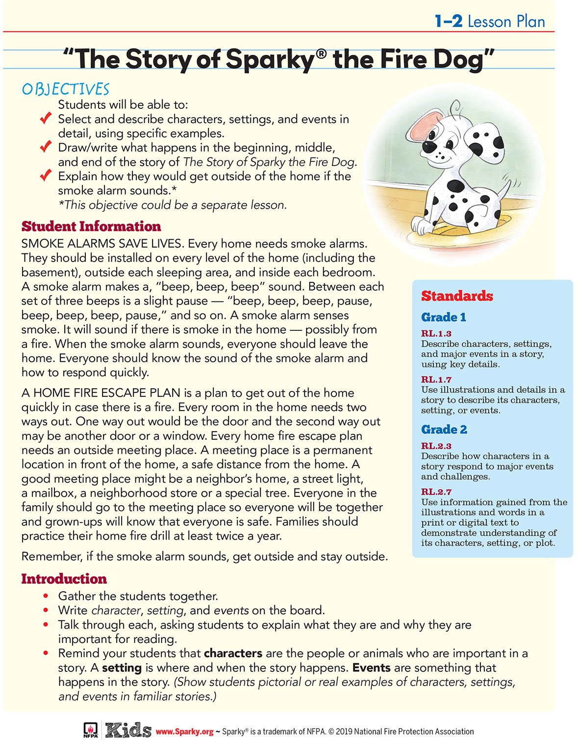 Sparky School House  Teach Fire Safety Save Lives And Free Fire Safety Worksheets