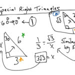 Special Right Triangles 306090  Math Geometry Triangles Right Together With 30 60 90 Triangle Worksheet With Answers