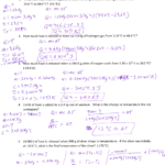 Specific Heat Capacity  Worksheet Key  032797 Engineering  Studocu Or Specific Heat Chem Worksheet 16 1 Answer Key