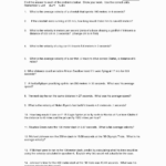 Speed And Velocity Packet Answers 14 Latest Tips You Can  Grad Kaštela Throughout Speed Problem Worksheet Answers