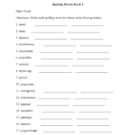 Spelling Worksheets  High School Spelling Worksheets And High School Worksheets