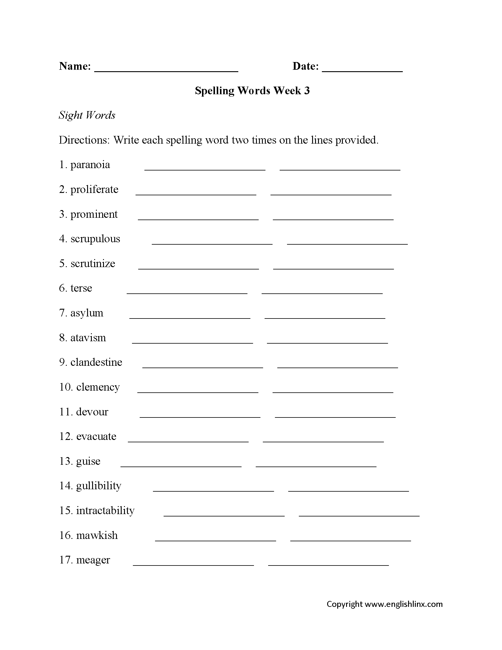 Spelling Worksheets  High School Spelling Worksheets For High School Worksheets