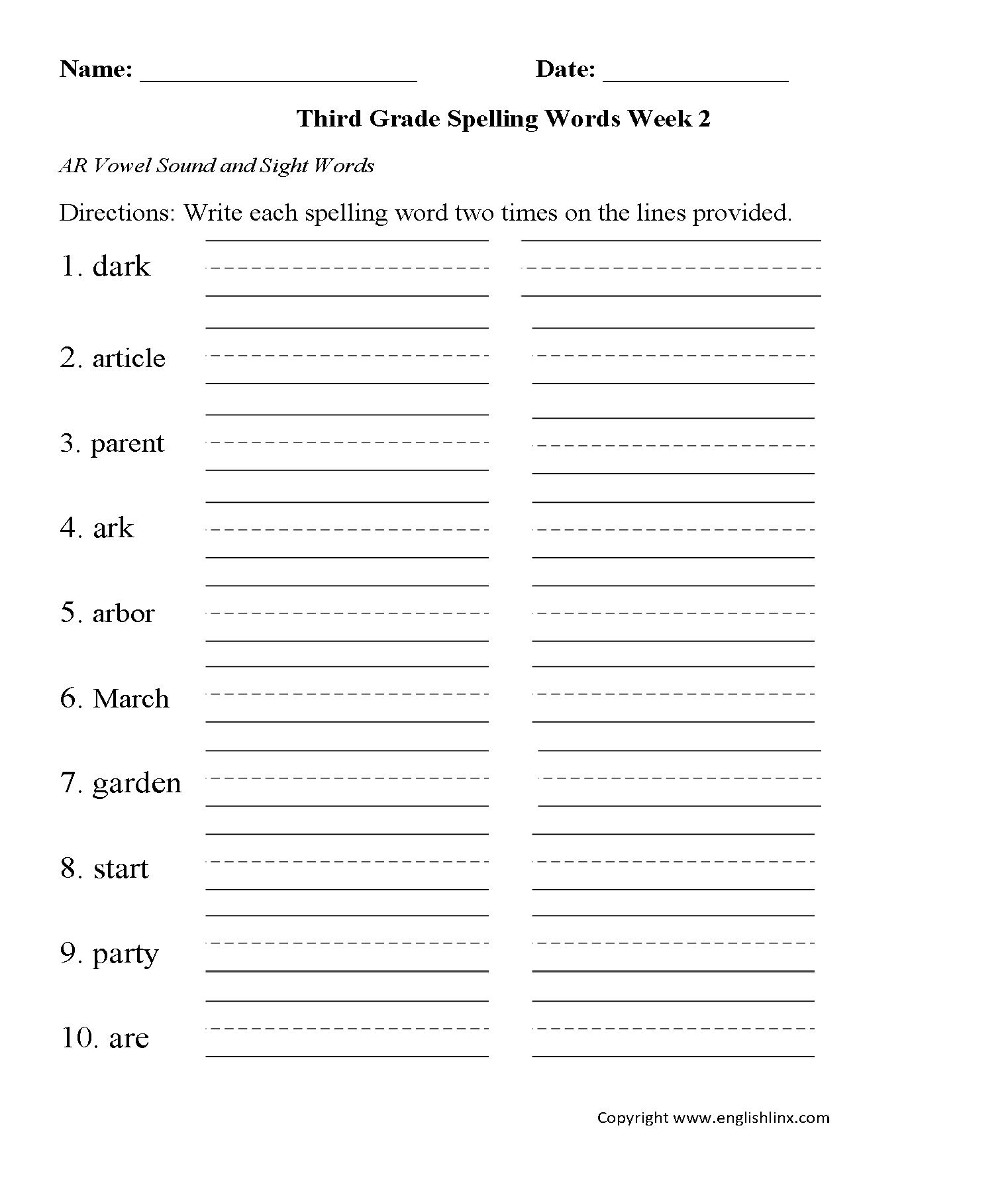 Spelling Worksheets  Third Grade Spelling Worksheets Together With Spelling Practice Worksheets