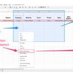 Spreadsheet Crm: How To Create A Customizable Crm With Google Sheets ... For Data Spreadsheet Template