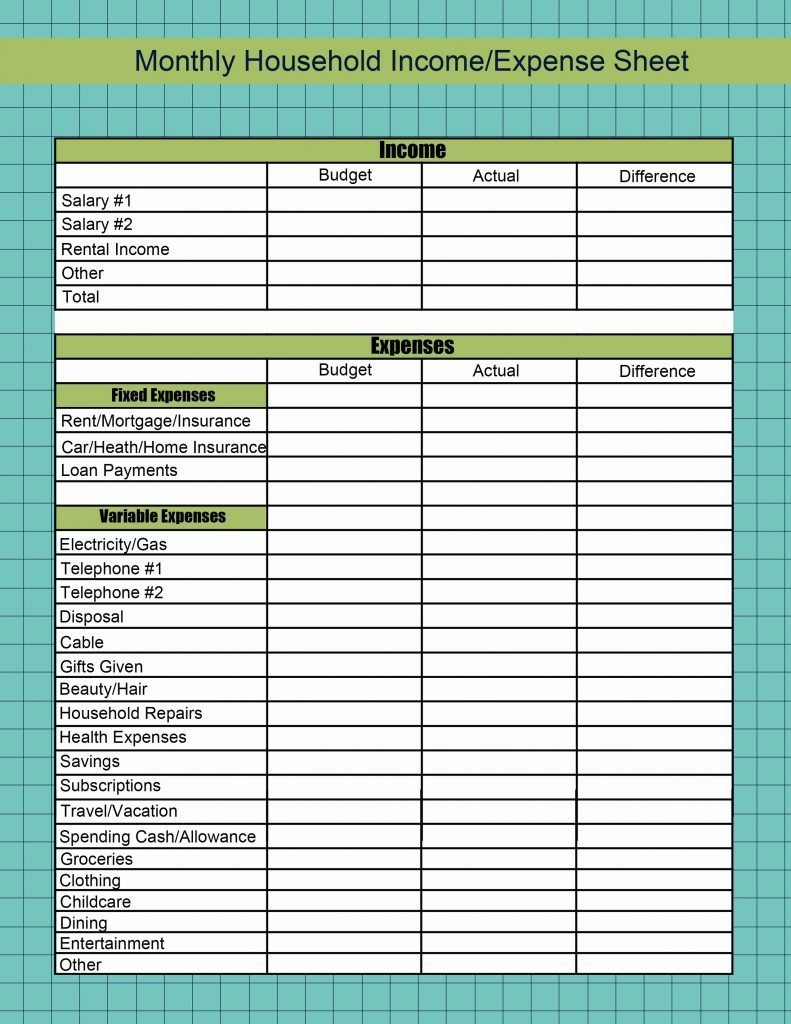 Spreadsheet Income And Expenses Expense Worksheet Excel New House Or Also Rental Income And Expense Worksheet