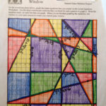 Stained Glass Math Activity  Linear Equations Project Intended For Stained Glass Transformations Worksheet Answer Key