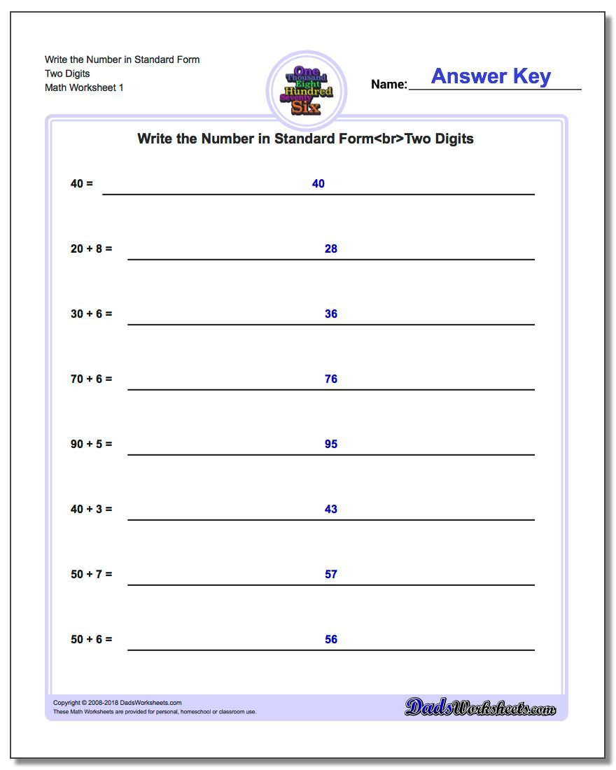 Standard Expanded And Word Form In Reading And Writing Decimals Worksheets 5Th Grade