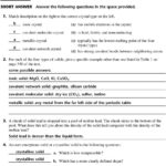 States Of Matter Chapter 10 Review Section 1 Name Date Class For States Of Matter Worksheet Answer Key