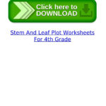 Stem And Leaf Plot Worksheets For 4Th Gradefuestimtaykhol  Issuu Pertaining To Stem And Leaf Plot Worksheet Pdf