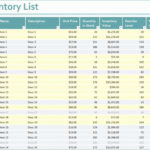 Stock Inventory Spreadsheet Fantastic Inventory Control Template ... Also Stock Control Spreadsheet