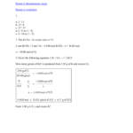 Stoichiometry Worksheet Answers With Regard To Chapter 6 Balancing And Stoichiometry Worksheet And Key
