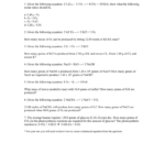 Stoichiometry Worksheet Review With Regard To Stoichiometry Review Worksheet Answers