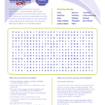 Stop Bullying Word Search For Bully Documentary Worksheet