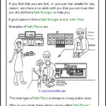 Stranger Danger Worksheets And Colouring Pages Pertaining To Free Health Worksheets For Elementary