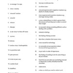Stress Management Vocabulary Worksheet  Free Esl Printable Or High School Vocabulary Worksheets