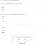 Stress Relief Quiz  Worksheet For Kids  Study For Stress Worksheets For Middle School