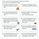 Striking 7Th Grade Word Problems Printable Math Problem Worksheets Together With Percent Of Change Word Problems Worksheet