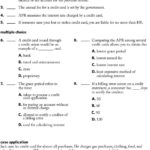 Student Activities Lesson Five Credit Cards 0409  Pdf Throughout Shopping For Credit Worksheet Answer Key
