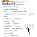 Subject And Verb Agreement  Interactive Worksheet Pertaining To Subject And Verb Agreement Worksheet