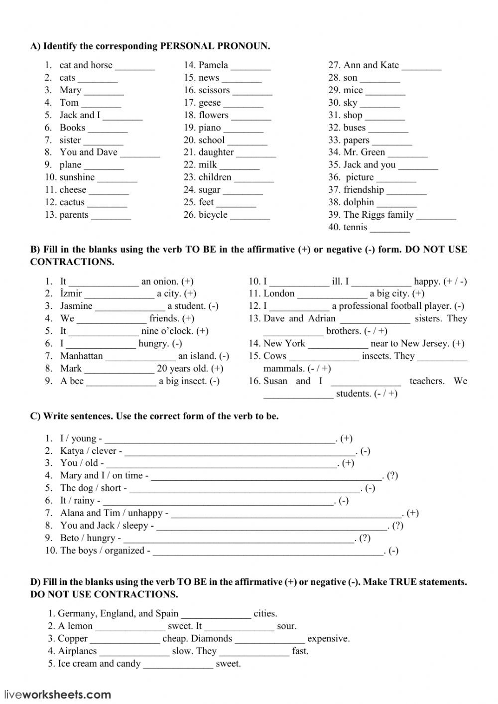 subject-pronouns-and-verb-to-be-interactive-worksheet-inside-subject-pronouns-worksheet-1