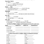 Subjectobjectpossessive Pronoun Practice Worksheet  Free Esl Pertaining To Pronoun Practice Worksheets
