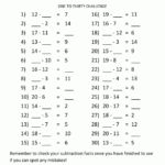 Subtraction For Kids 2Nd Grade Along With Fantasy Football Math Worksheets