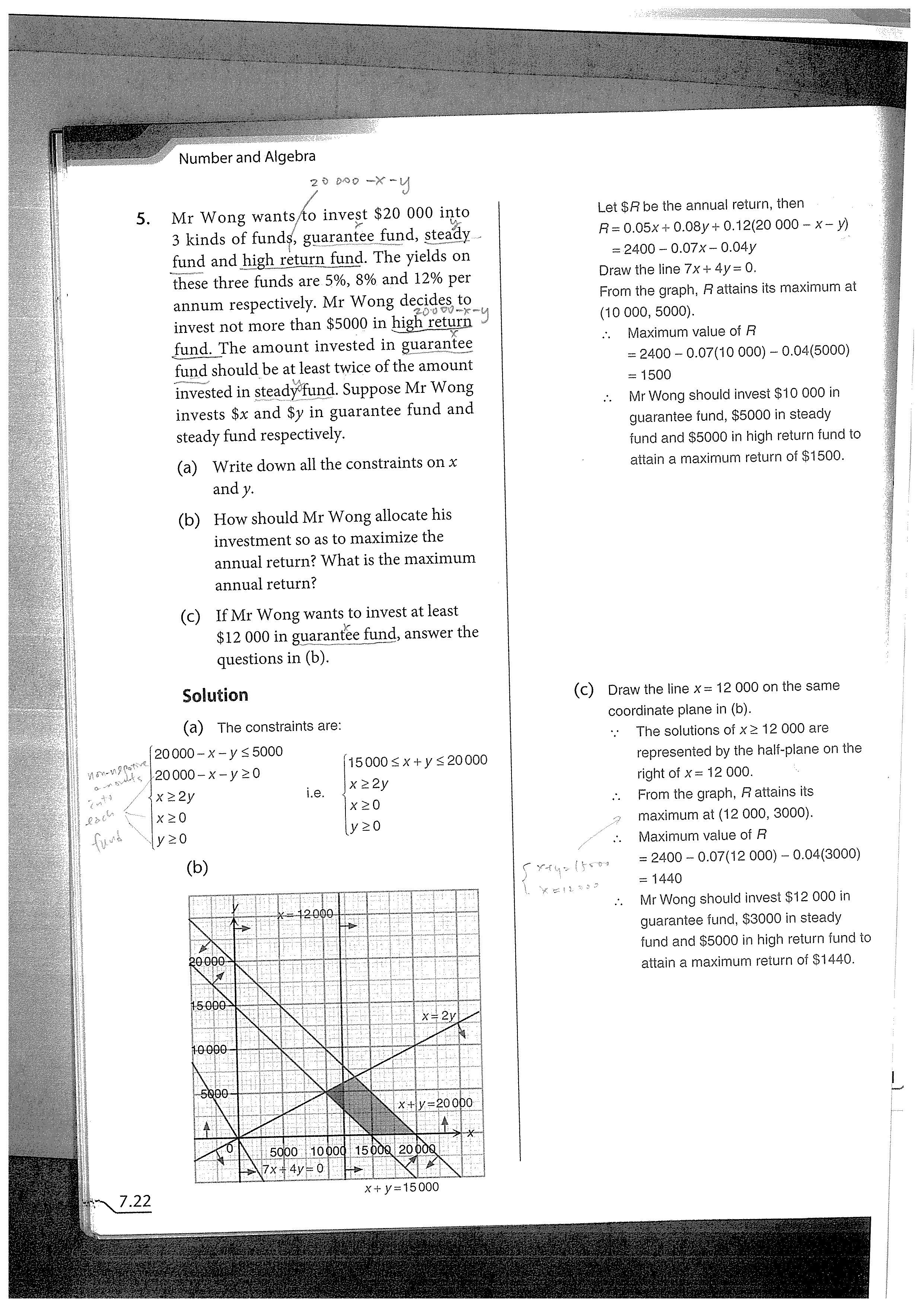 Suggested Solution 5 Worksheet On Linear Programming And Linear Programming Worksheets With Solutions
