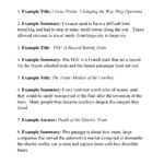 Summary And Main Idea Worksheet 1  Answers With Regard To Main Idea Worksheets Pdf