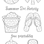 Summer Dot Activity Free Printables  The Resourceful Mama With Printable Art Worksheets