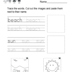 Summer Themed Activity Worksheet  Free Kindergarten Seasonal As Well As Activity Worksheets For Kids