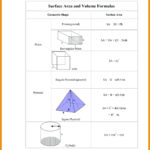 Surface Area Of Prisms Worksheet Math Related Post Surface Area Intended For Surface Area Of Prisms And Cylinders Worksheet