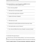 Sylvester And The Magic Pebble Qar Worksheet  Free Esl Printable As Well As Qar Comprehension Worksheets