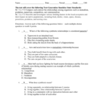 Symbiotic Relationships Quiz Also Ecological Relationships Worksheet Answers