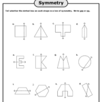 Symmetry Worksheets For High School Math  Razhayesheitanparastan As Well As Symmetry Worksheets For High School