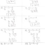 Systems Of Equations And Inequalities Worksheet  Yooob And 7Th Grade Inequalities Worksheet