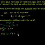 Systems Of Equations With Substitution Coins Video  Khan Academy With Solving Word Problems Using Systems Of Equations Worksheet Answers