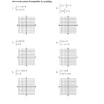 Systems Of Linear Inequalities Worksheet Graphing Systems Systems For Systems Of Linear Inequalities Worksheet