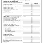 Tax Organizer Worksheet Template For Small Business Download Valid ... Regarding Income Tax Excel Spreadsheet