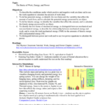 Teacher Toolkit Topic  The Physics Classroom And Work Energy And Power Worksheet Answers Physics Classroom