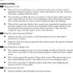 Teacher's Guide Lesson Eight Credit Cards 0409  Pdf And Shopping For A Credit Card Worksheet