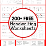 Teaching Handwriting  The Measured Mom With Handwriting Worksheets For Kids