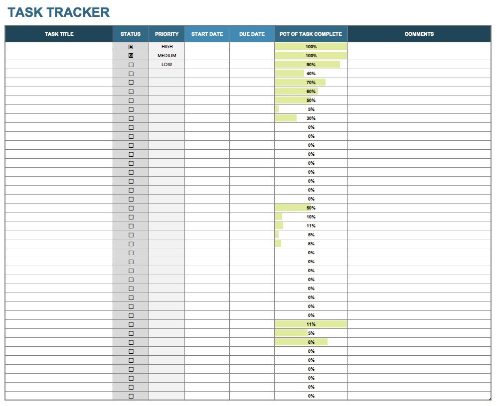 Team Task Management Excel Spreadsheet For Tracking Tasks Shared ... Throughout Excel Spreadsheet For Tracking Tasks