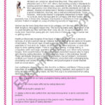 Teen Eating Disorders Yolanda  Esl Worksheetyolandaprieto Inside Eating Disorder Worksheets