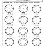 Telling And Writing Time Worksheets Along With Second Grade Telling Time Worksheets