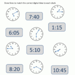 Telling Time Clock Worksheets To 5 Minutes For 3Rd Grade Time Worksheets