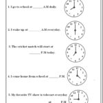 Telling Time In Spanish Worksheets  Briefencounters Regarding Telling Time In Spanish Worksheets