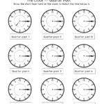 Telling Time Quarter Past The Hour Worksheets For 2Nd Graders Pertaining To 2Nd Grade Time Worksheets